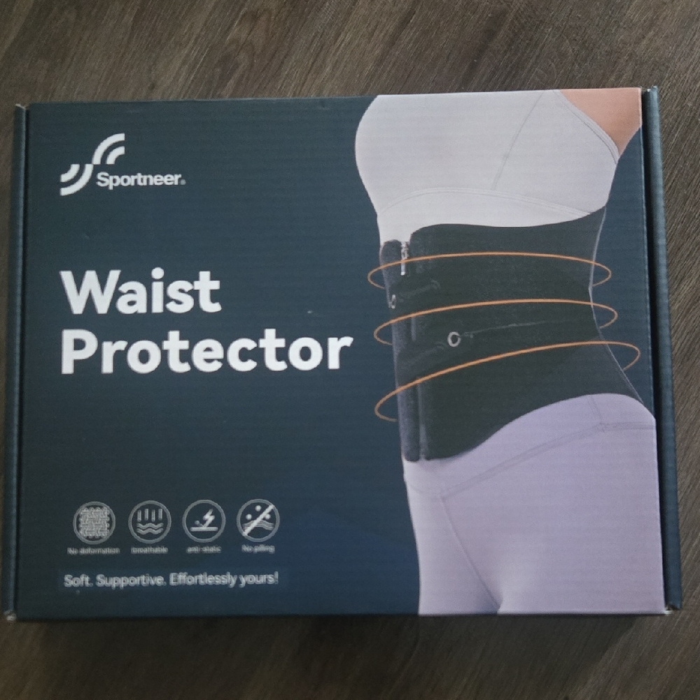 Sportneer Black Waist Protector